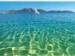 Вода на пляже Псили-Аммос на острове Патмос